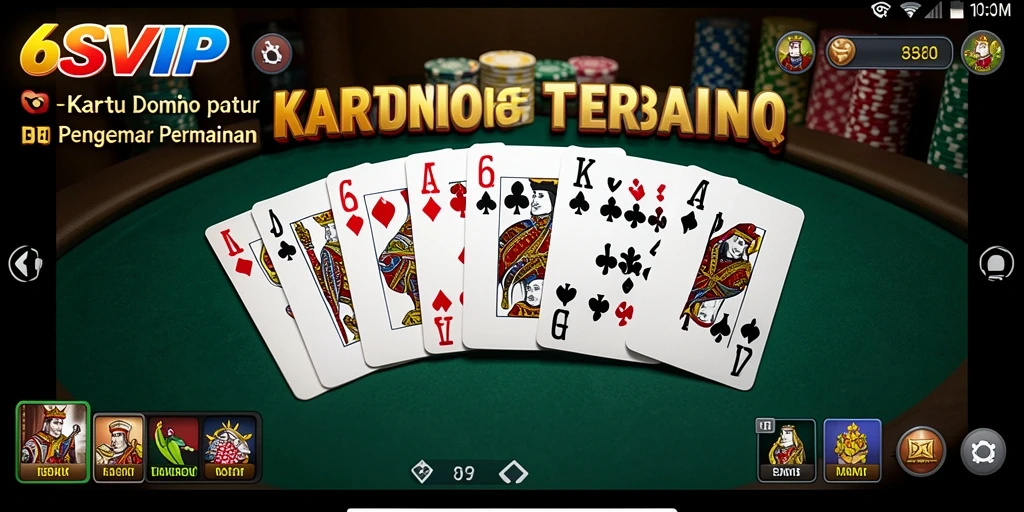 Tampilan gameplay seru di 6SVIP saat bermain Domino.