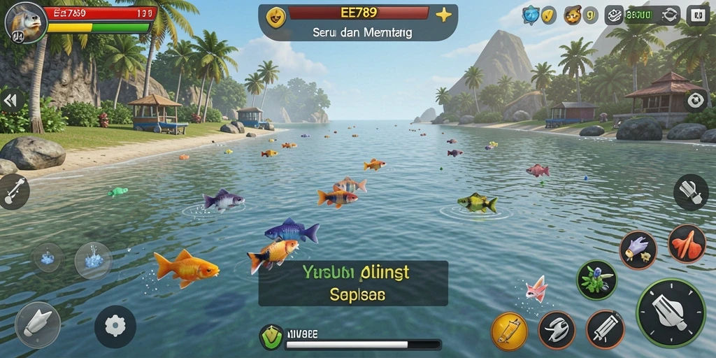 Tangkapan ikan yang luar biasa dalam gameplay EE789.