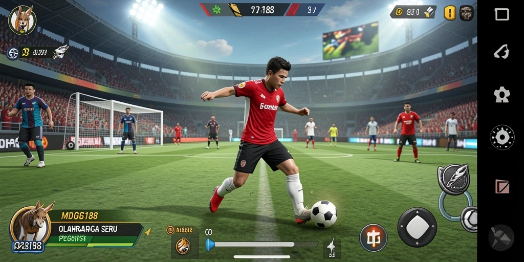 Tampilan gameplay MDG188 yang menegangkan dalam olahraga.