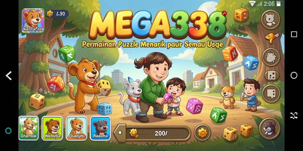 Tampilan gameplay <strong>MEGA338</strong> yang menarik dengan berbagai teka-teki yang menantang.