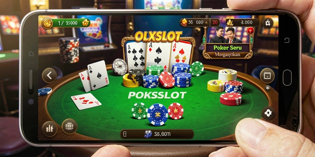 Tampilan menarik dari gameplay Poker di OLXSLOT.