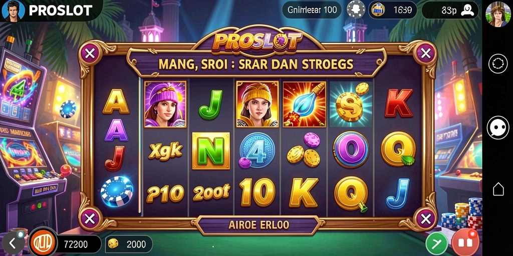 Tampilan menarik dari gameplay PROSLOT yang penuh strategi.