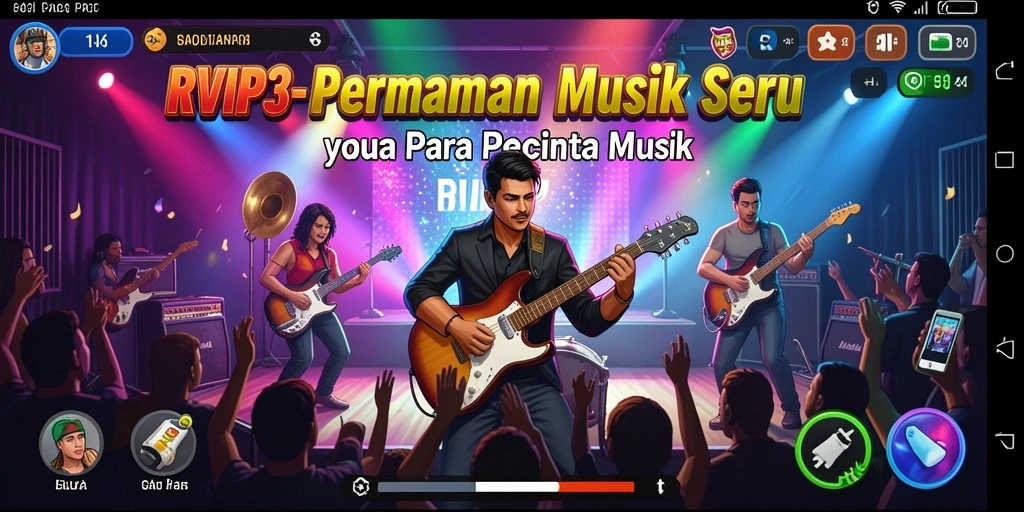 Screenshot RVIP3 menunjukkan gameplay seru dan interaktif.