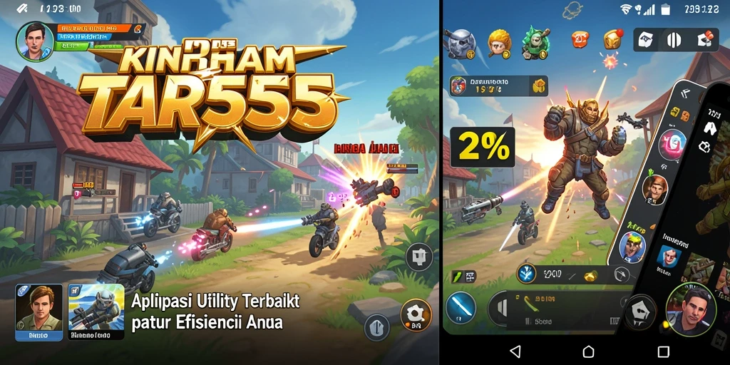 Screenshot utama TAR555 menampilkan antarmuka yang bersih dan fungsional.