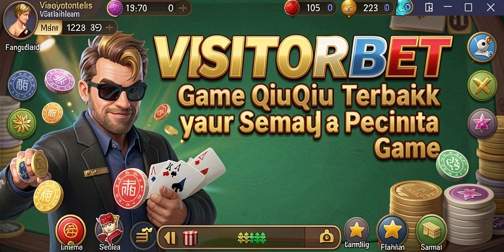 Tangkapan layar gameplay QiuQiu yang menarik dan seru di VISITORBET.