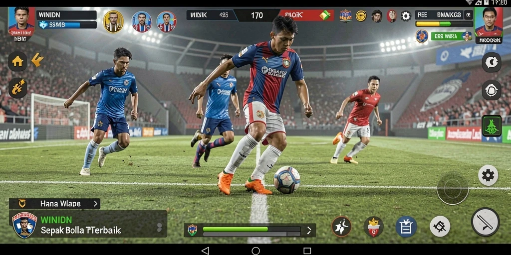 Tampilan gameplay WINIDN yang seru dan mendebarkan.